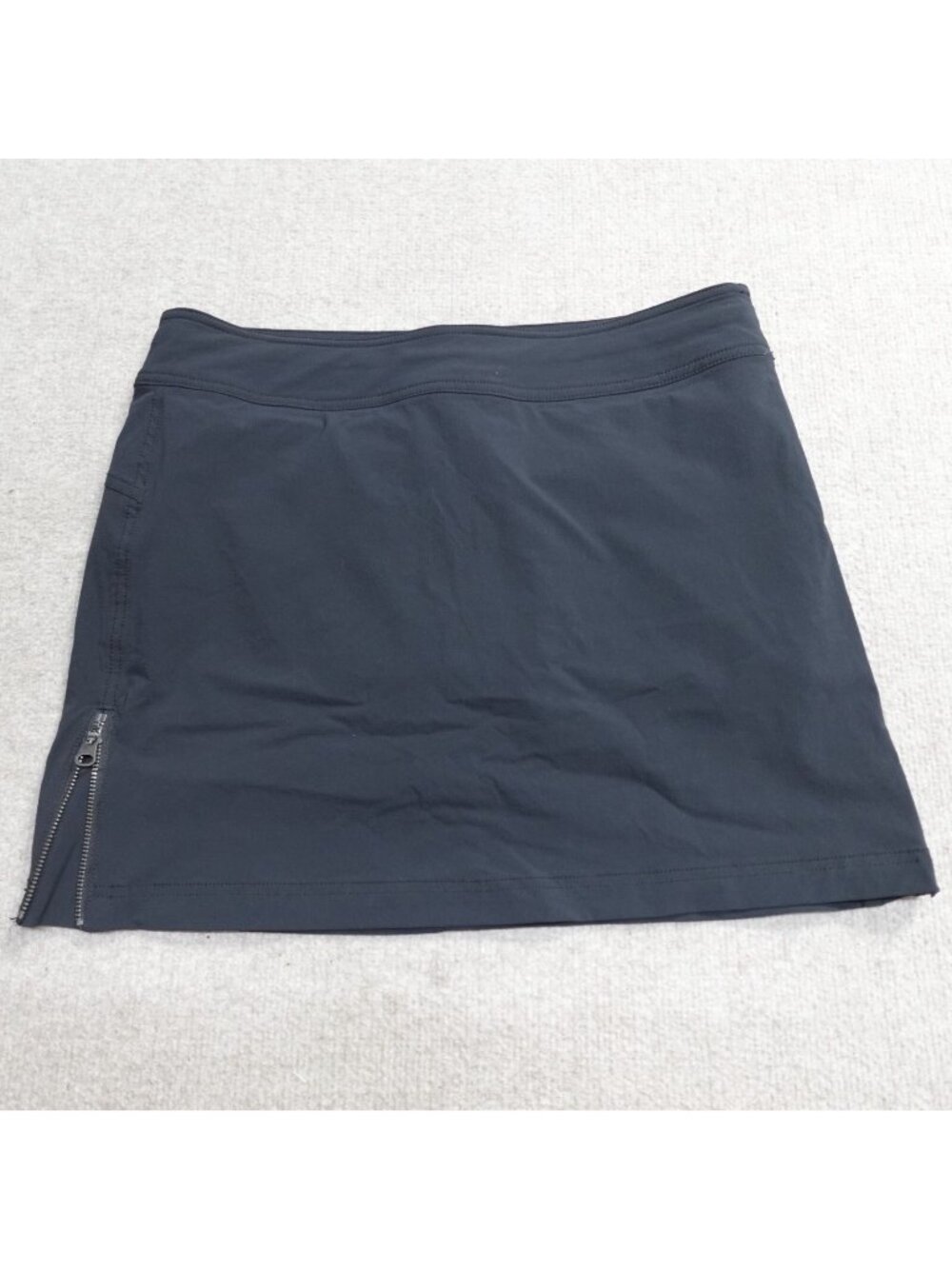 Athleta Womens Jenner Skort 8 Black Hiking Pockets